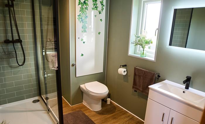 bathroom of lodge